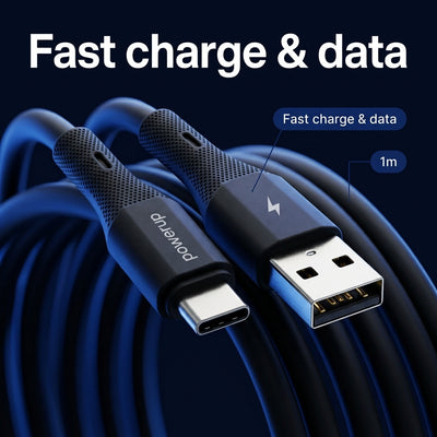 PowerUp CT-5 Usb-a To Usb-c Cable  1M
