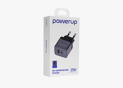 PowerUp P-25W-2-PD+Super QC 25W Power Port