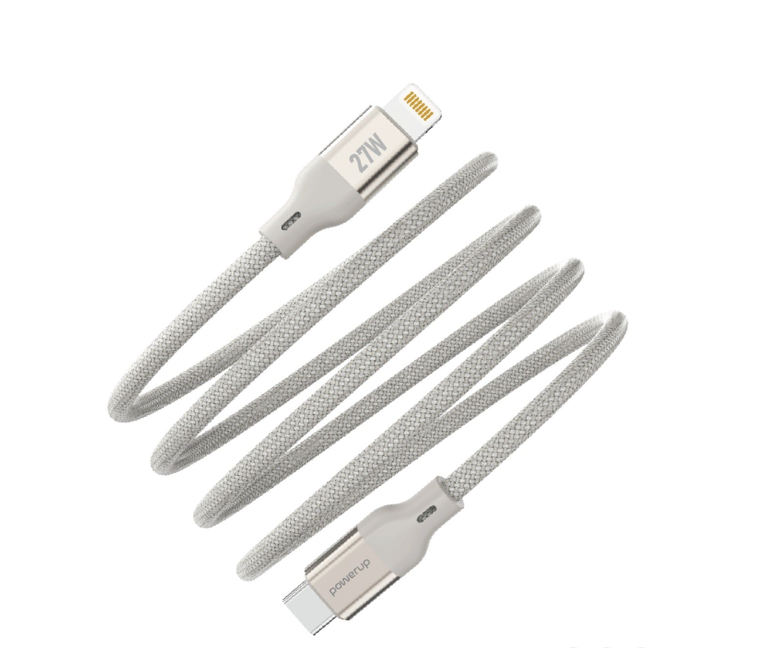 PowerUp MCC-2 100W Magnetic USB-C to LIGHTNING  Cable, 1 Meter