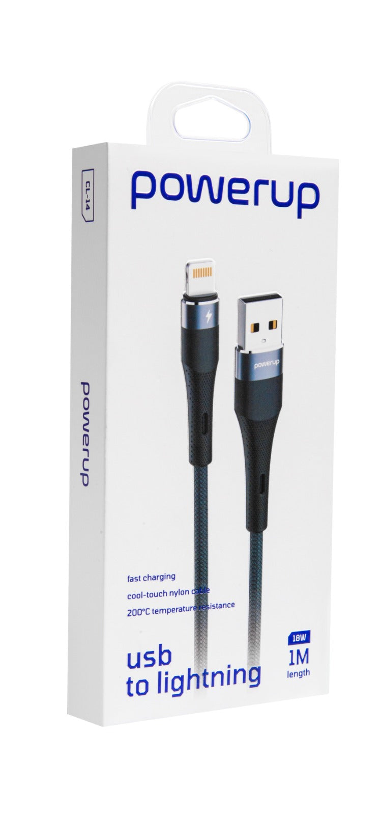 PowerUp SL-14 Usb-a To Lightning Cable  1M