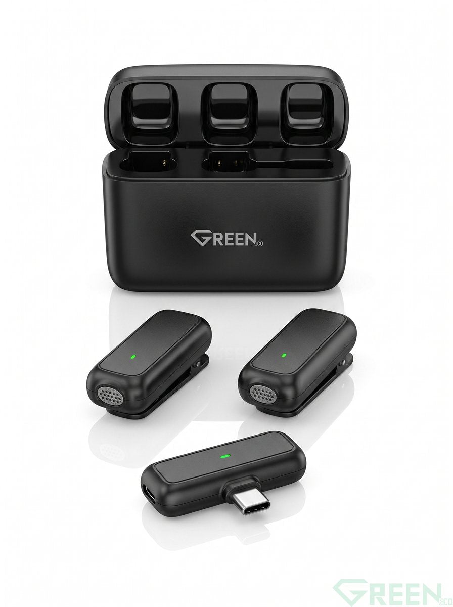 GREEN 2 IN 1 MICROPHONE -02