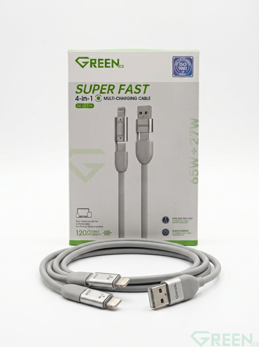GREEN CABLE 4 IN 1