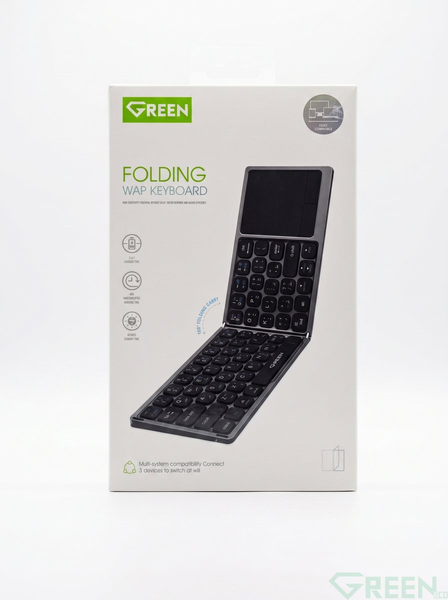 GREEN FOLDING WAP KEYBOARD