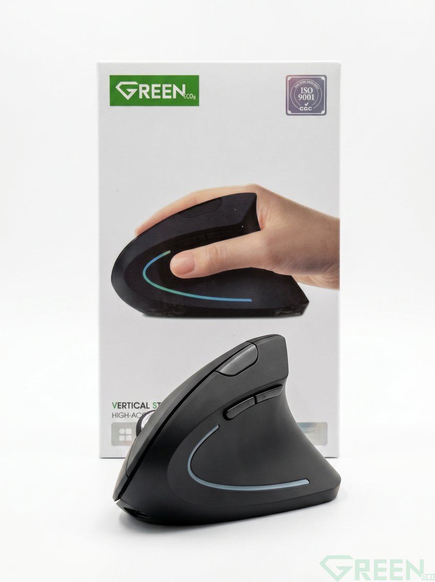 GREEN MOUSE VIRTICAL STANDING