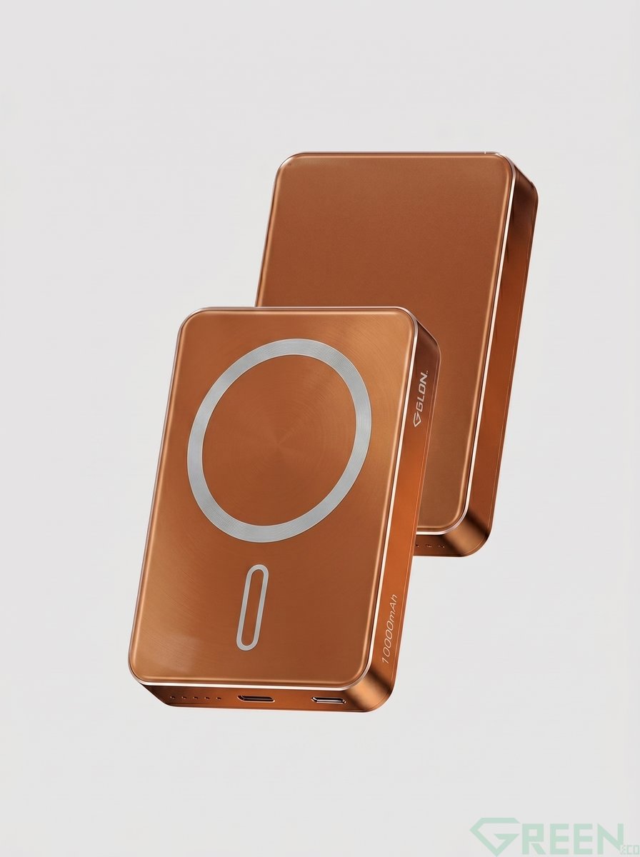 GREEN POWER BANK 10000  IP 17 MAGNATIC