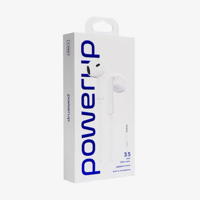 PowerUp x-300 W - Pure Sound Earphone With 3.5mm Connector