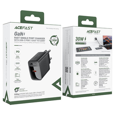Fast Charge Wall Charger A102 PD30W GaN (1xUSB-C) EU