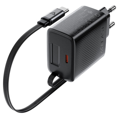 Fast Charge Wall Charger A110 PD30W (USB-C+USB-C cable) EU
