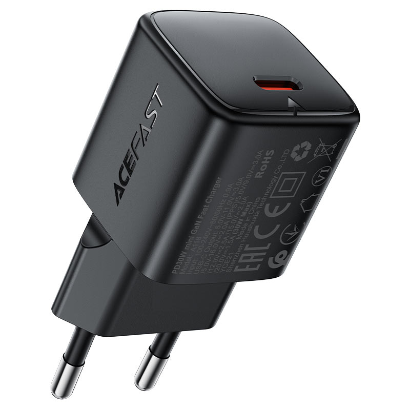 Fast Charge Wall Charger A118 PD30W GaN (1xUSB-C) EU