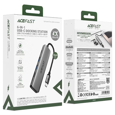 محطة إرساء USB-C J18 6 في 1
