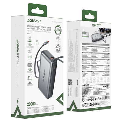 Fast Charge Power Bank M34 PD45W 20000mAh